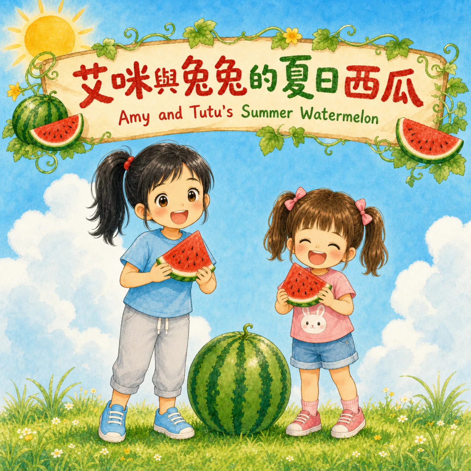 Amy and Tutu's Summer Watermelon